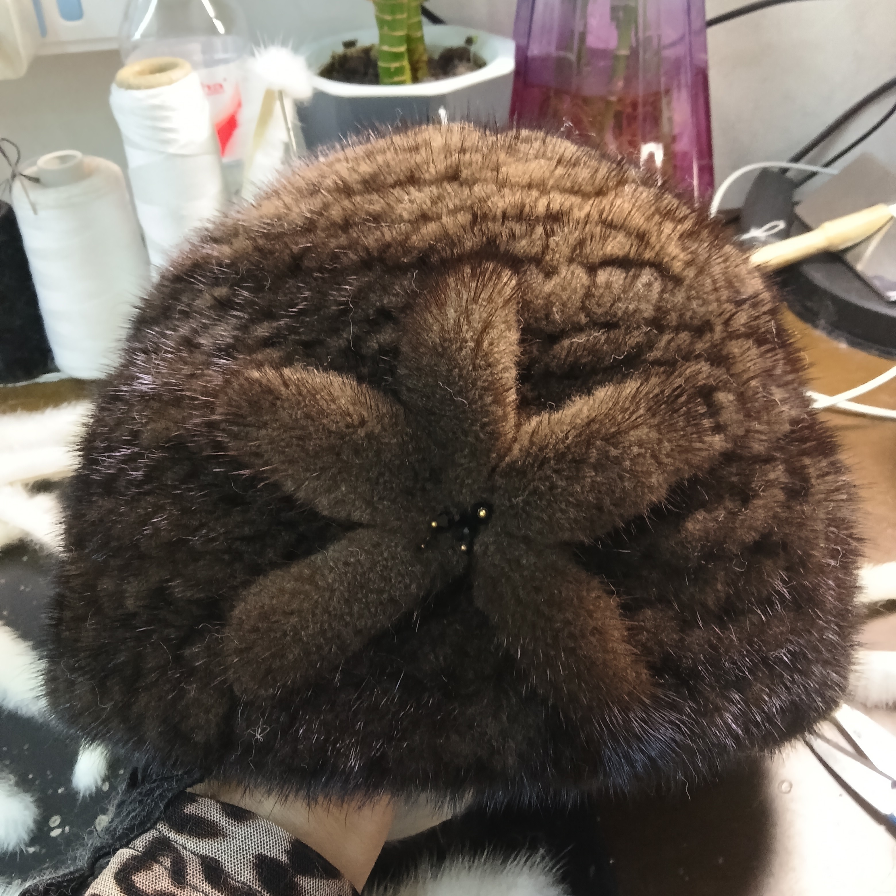 流行中老年帽子女冬季加厚保暖护耳妈妈款包头帽