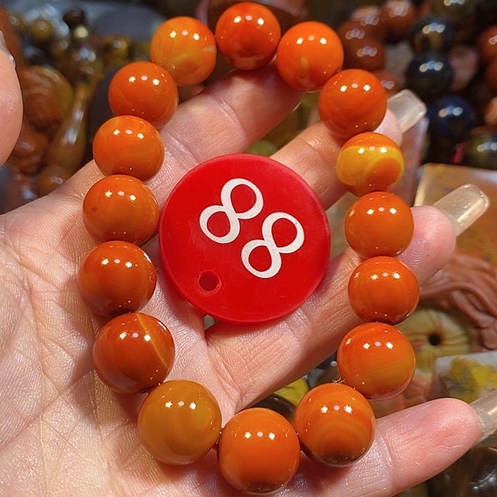 玛瑙/玉髓手链未镶嵌悟*丿