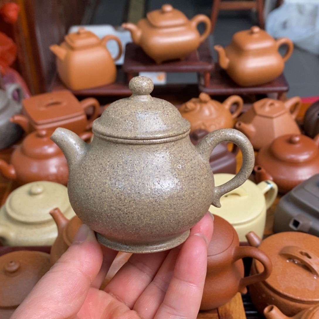 紫砂茶壶紫砂壶青降坡潘壶