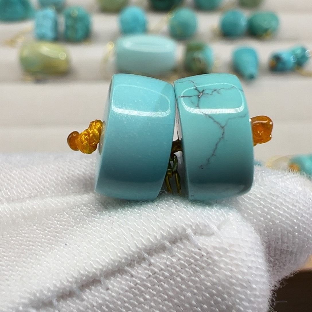 绿松石未镶嵌配饰