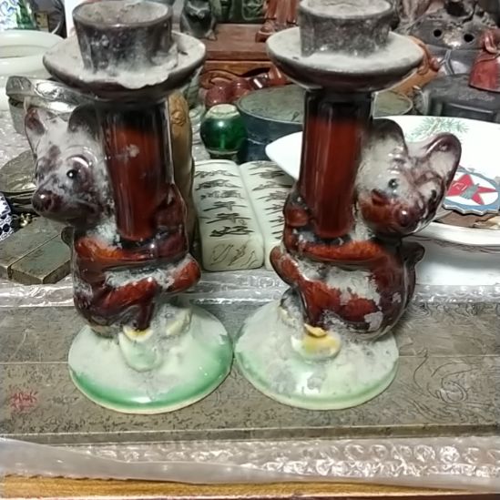 有机玻璃小老鼠油灯摆件