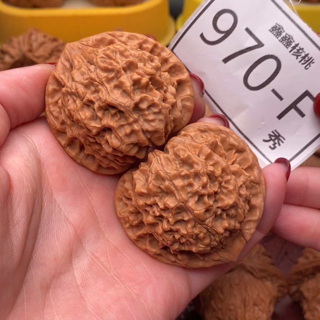 文玩核桃把件官帽47