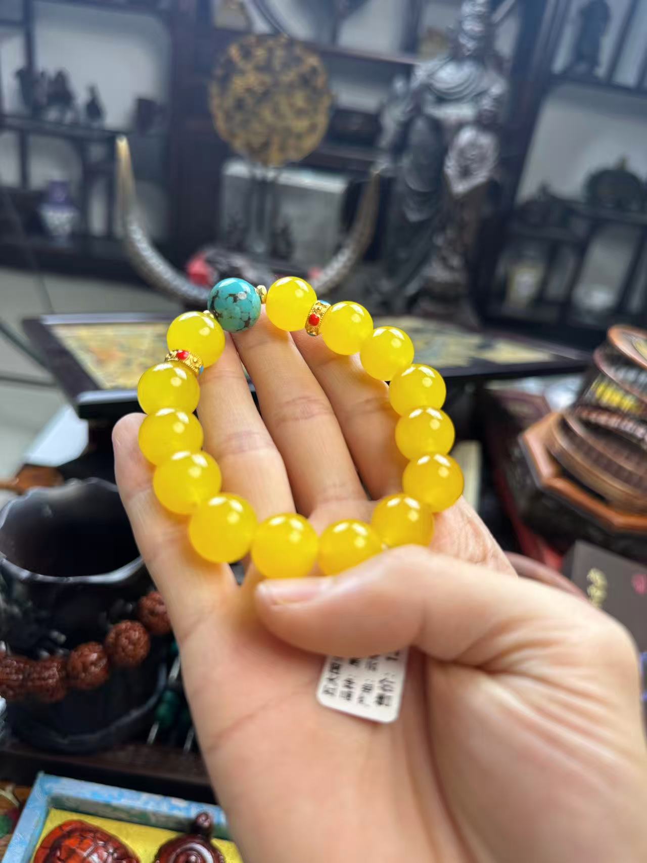 【闪购商品】黄龙玉手串