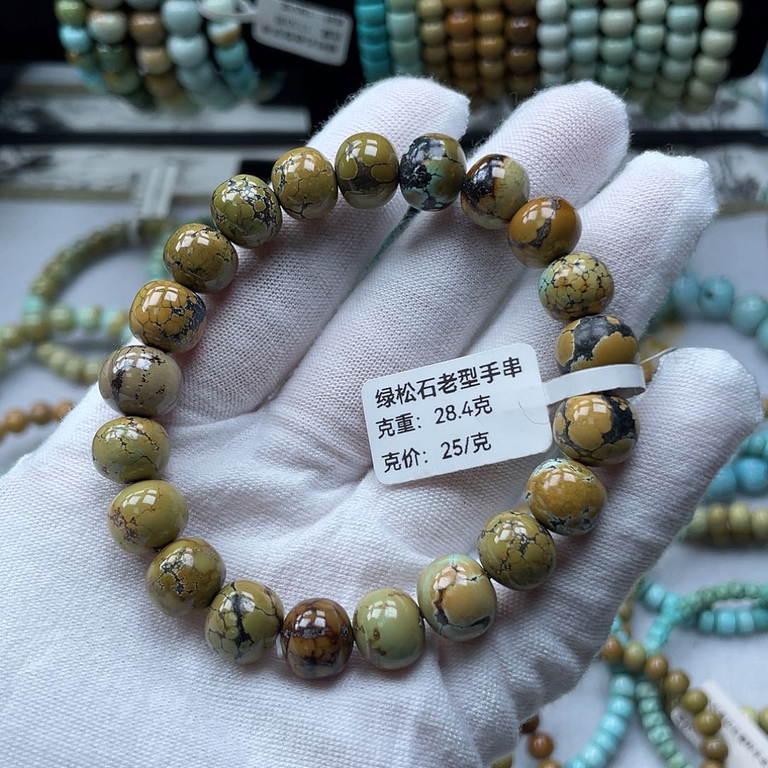 未镶嵌绿松石珠宝奇石