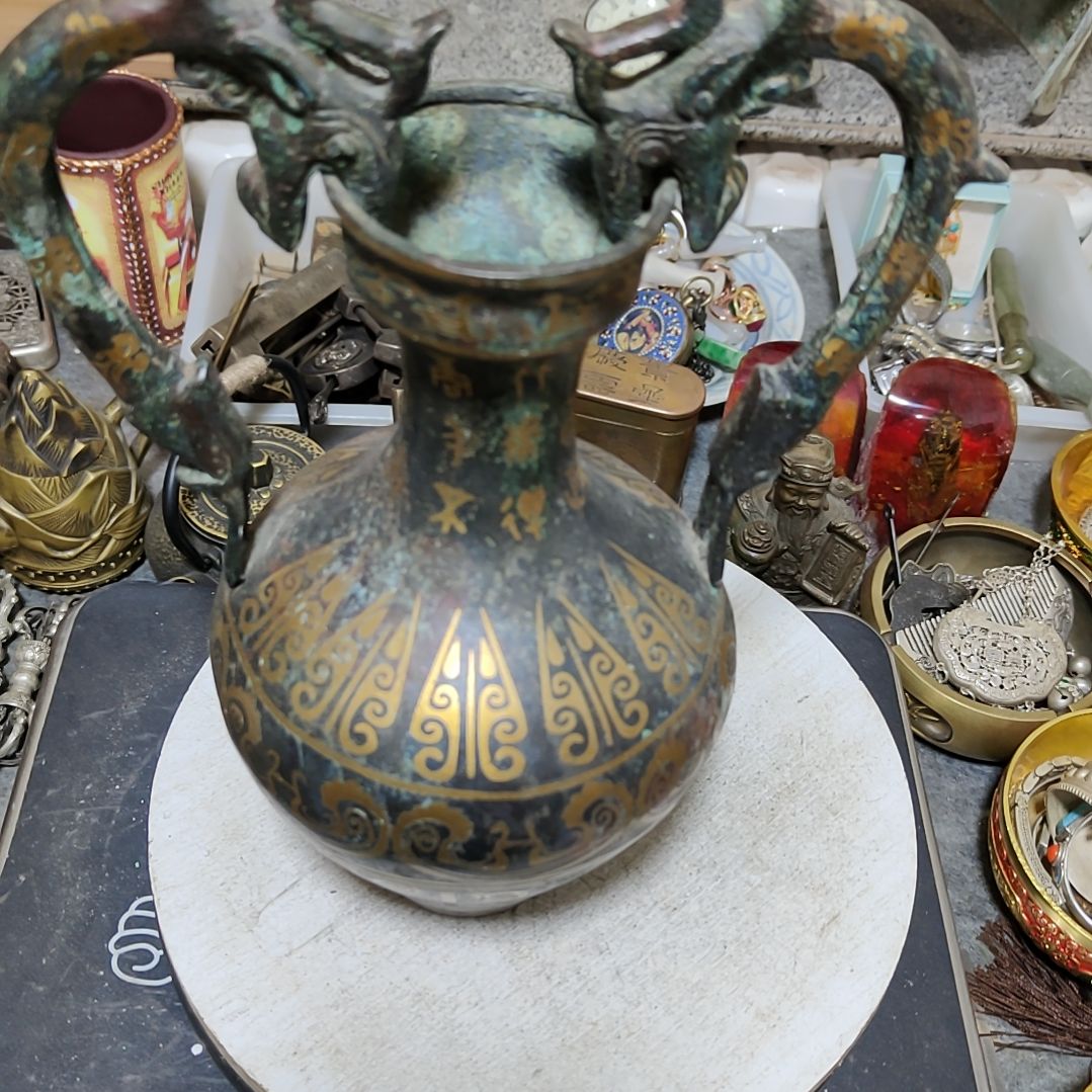 瓷片金**山摆件摆件摆件摆件