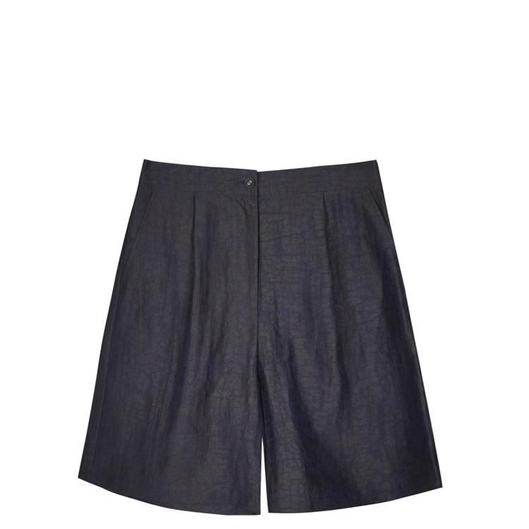 【非遗香云纱】顺德老料龟裂纹蓝底时尚西服套装CD2167465