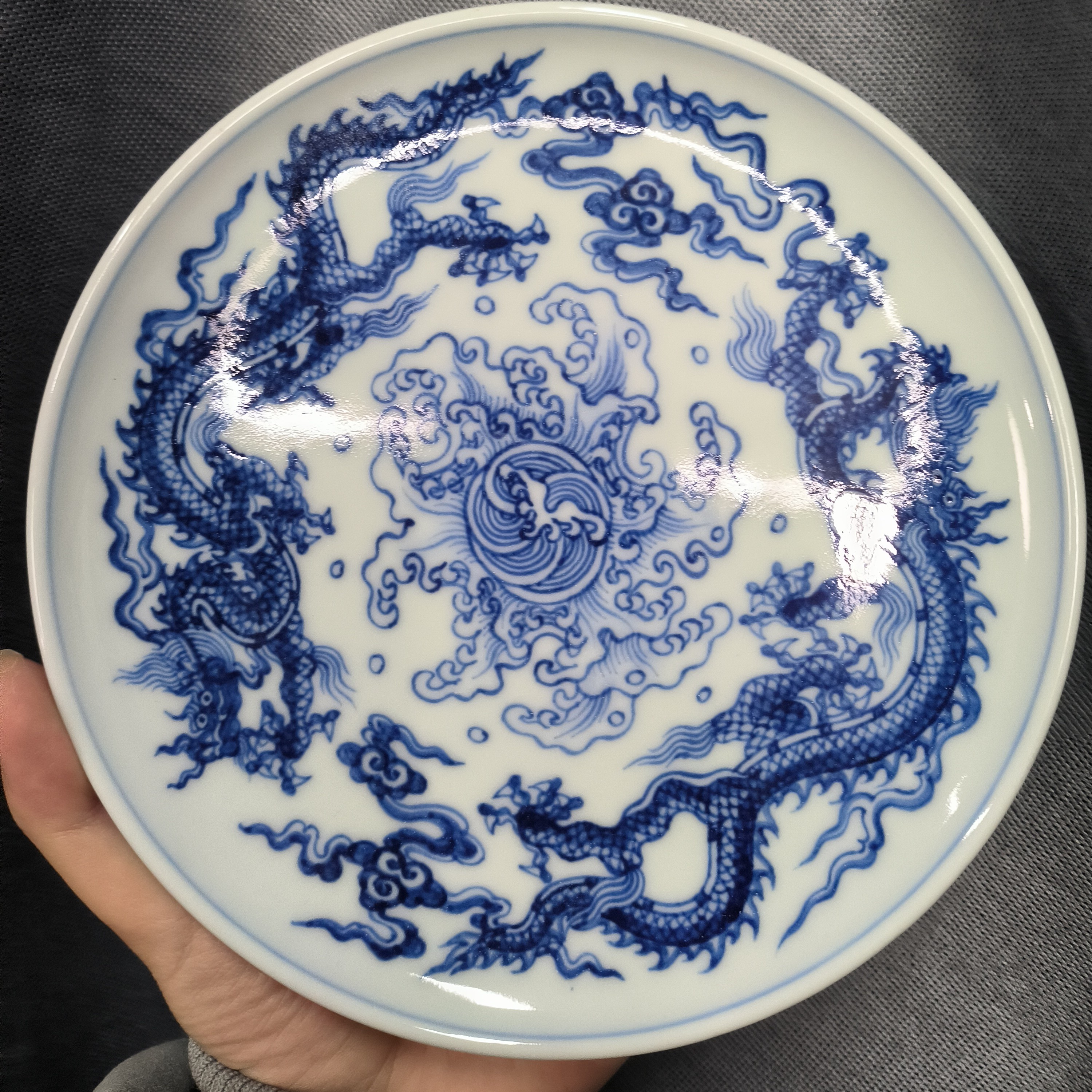 微瑕 福利 海浪双龙17.5坡边壶承