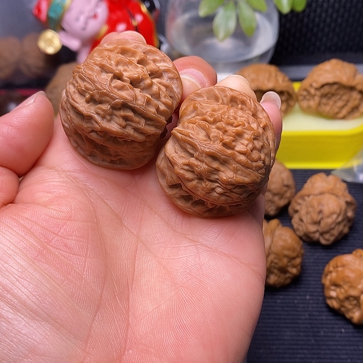 蛋***糕核桃手把件40磨盘88