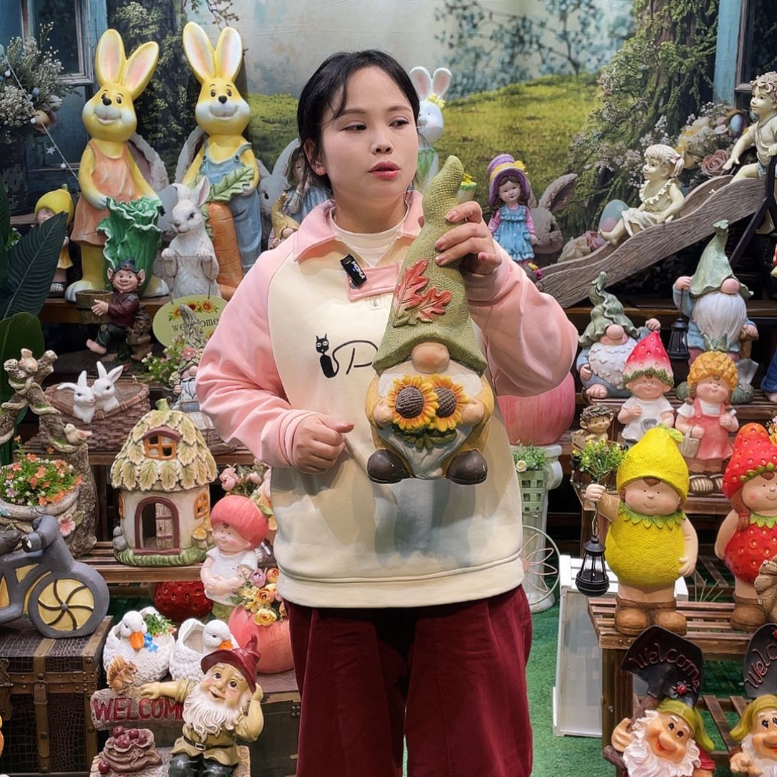 摆件花园摆件红红火火