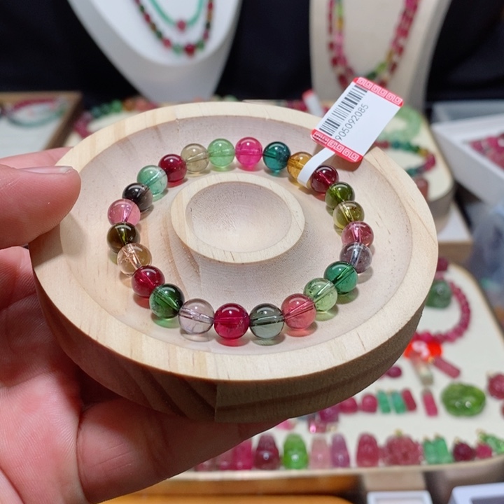 碧玺手链未镶嵌碧玺手链