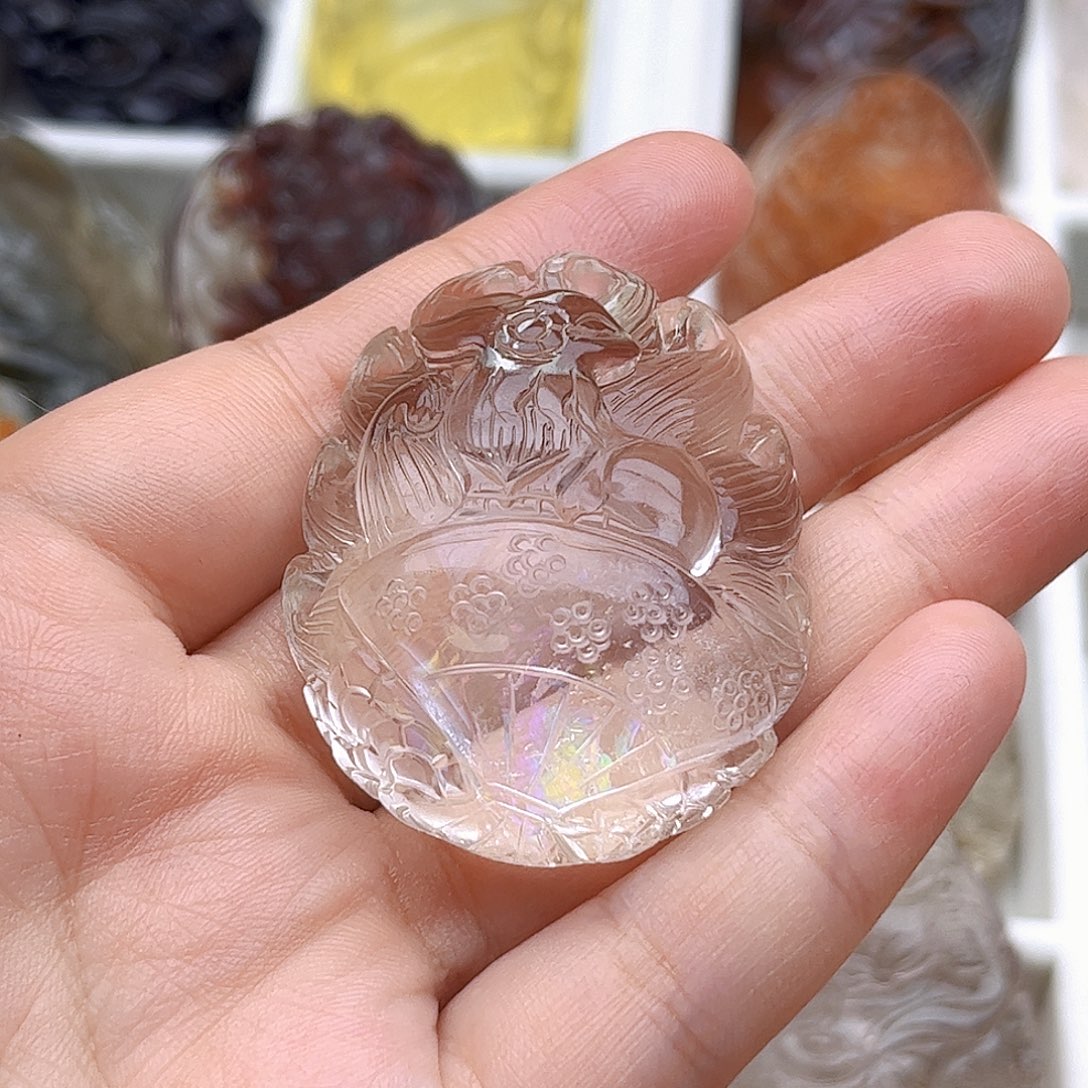 水晶吊坠(不含链)未镶嵌