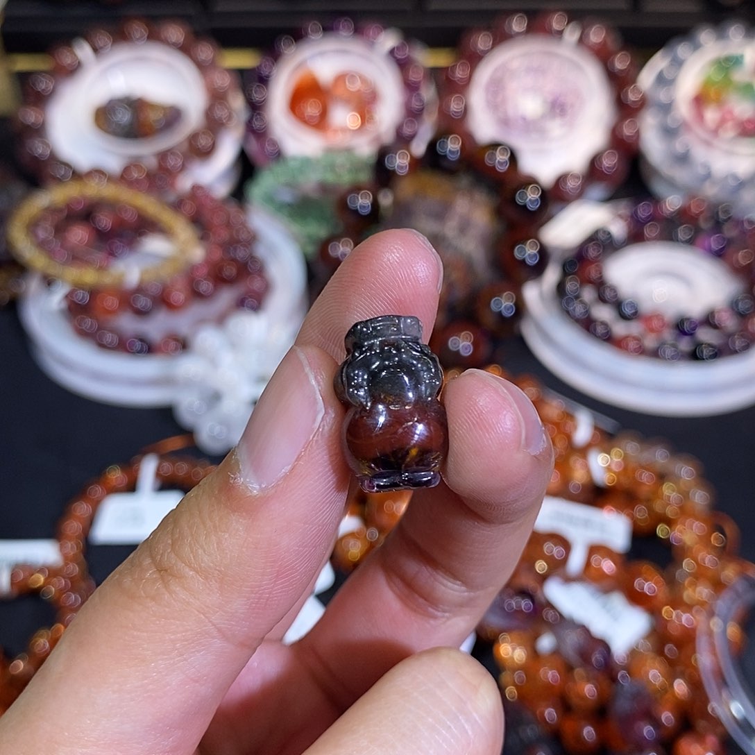 水晶吊坠(不含链)未镶嵌风*貔貅吊坠