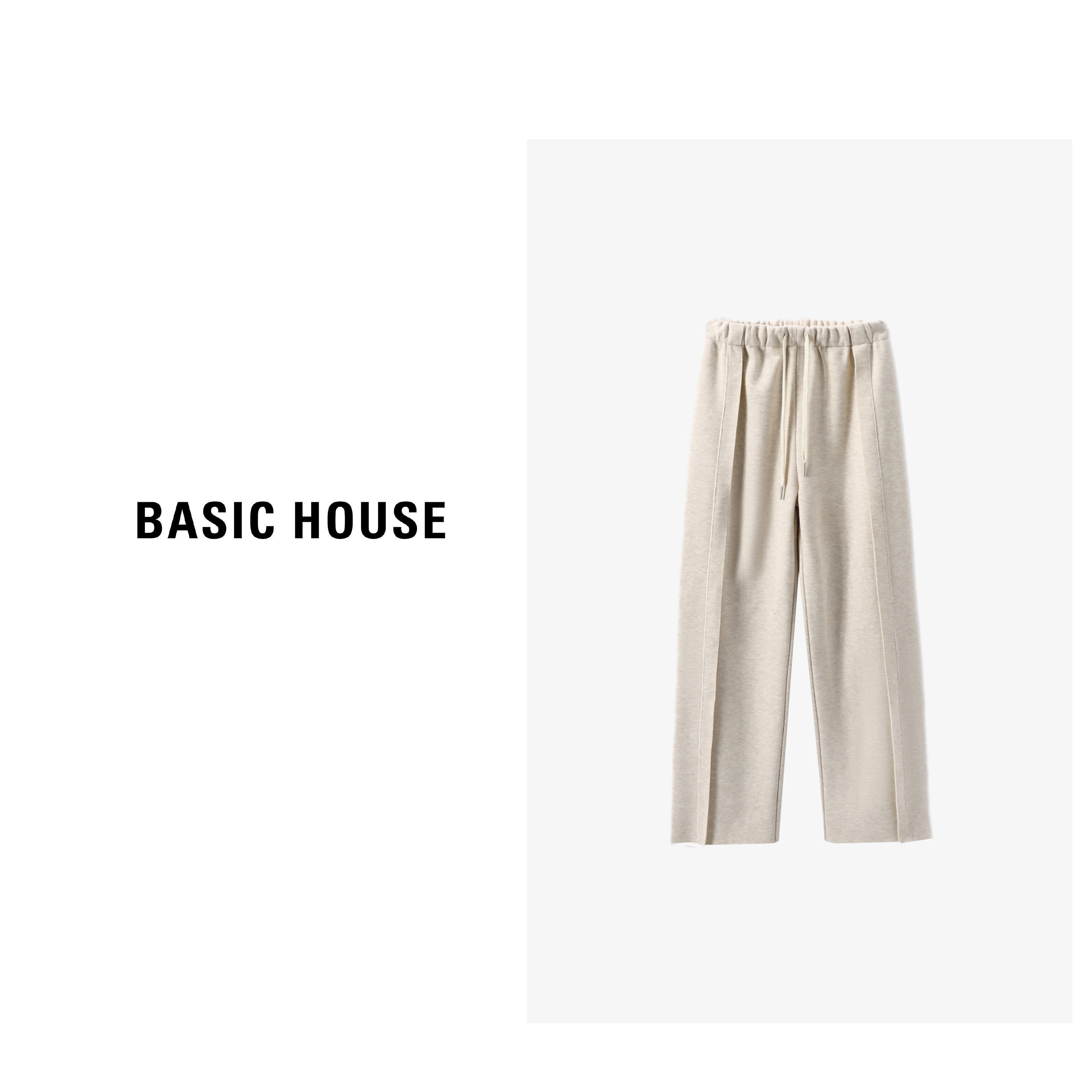 【赵老板专享】Basic House/百家好休闲加绒加厚休闲裤B0623H5V492