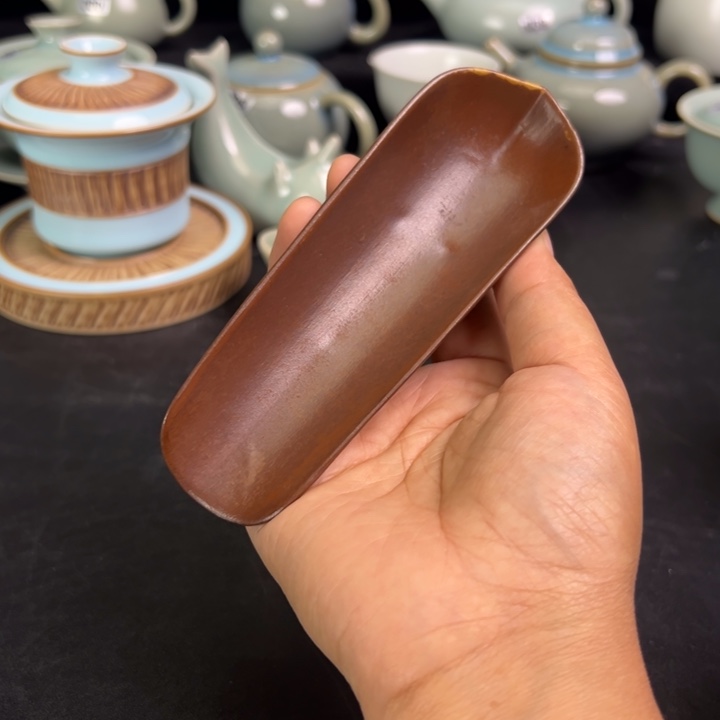 茶则草木灰釉水原矿