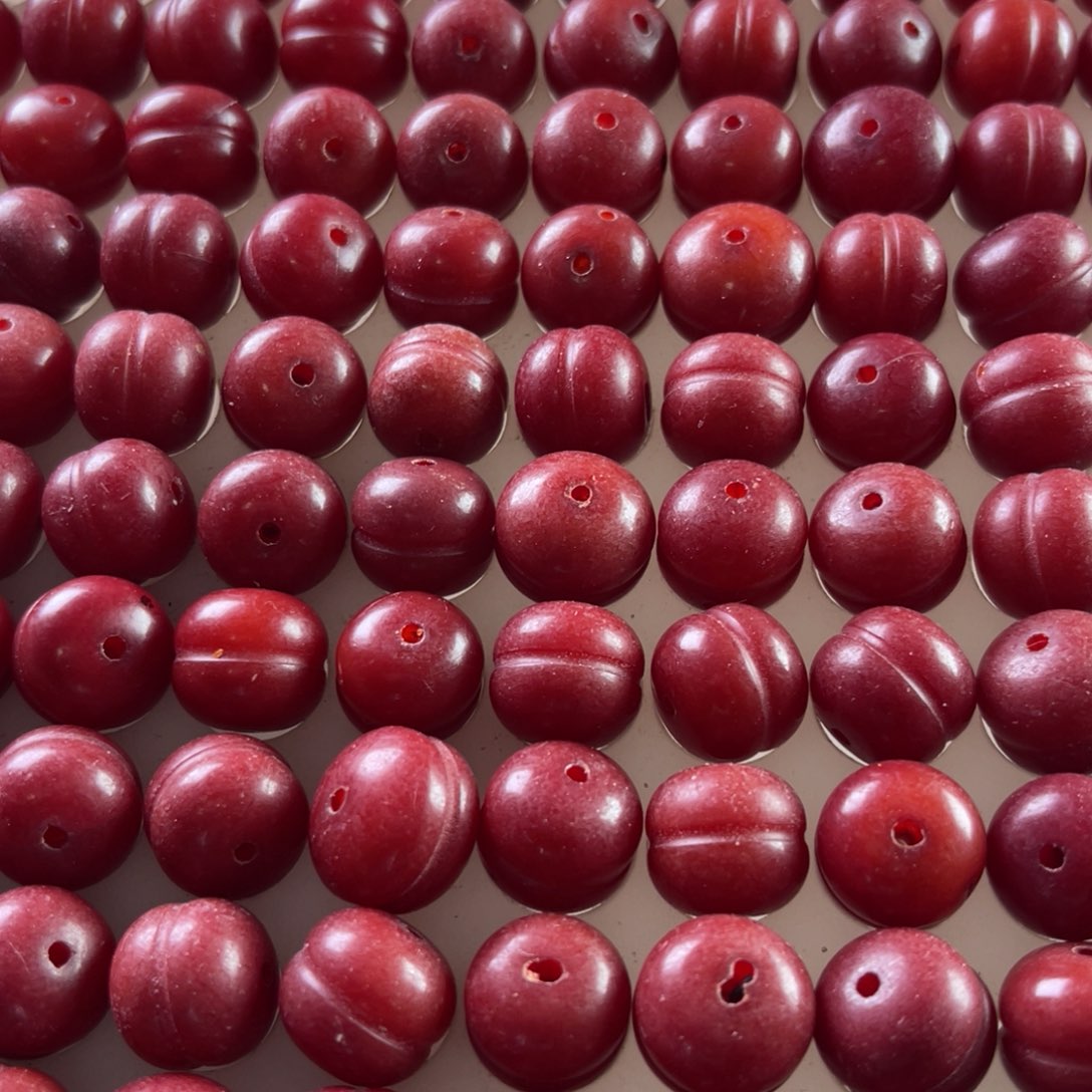 吊坠白玉菩提瑕疵12.7车厘子担保100颗