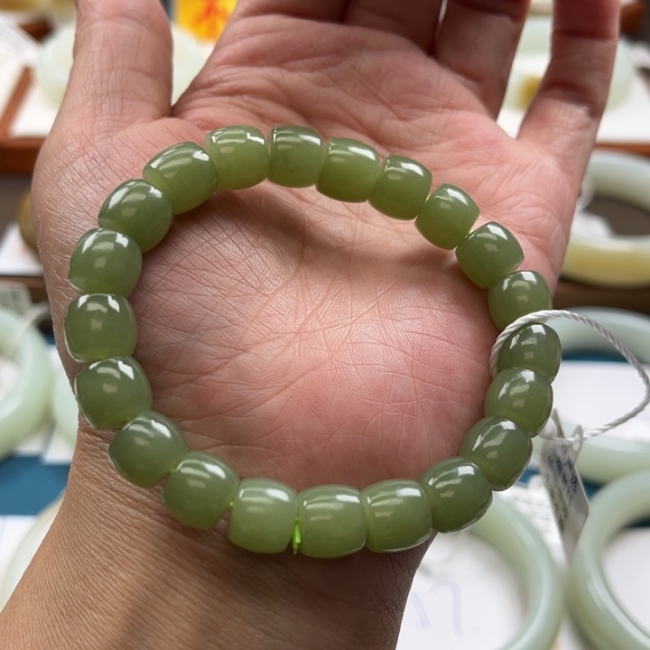 和田玉手串未镶嵌