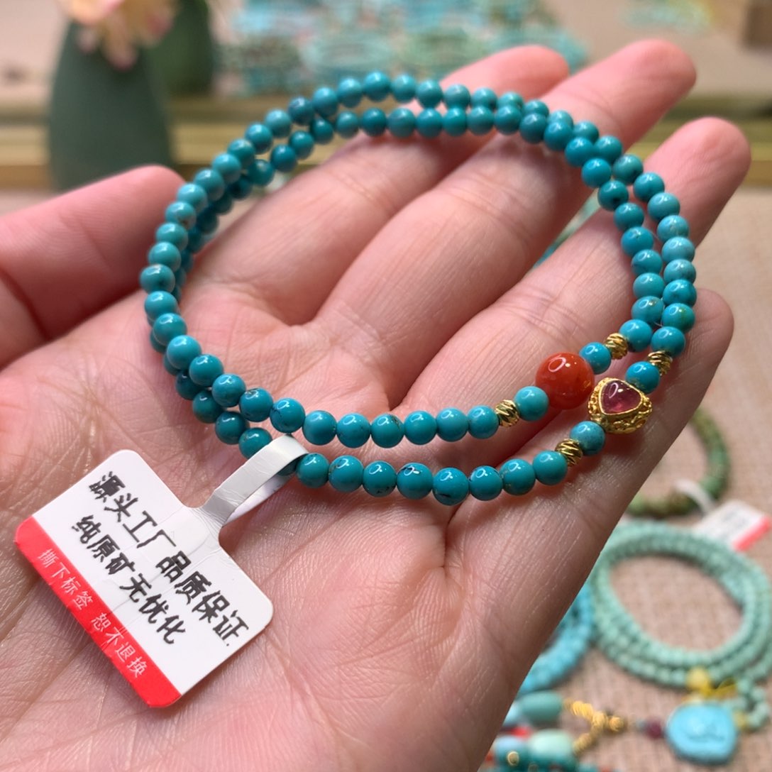 绿松石未镶嵌配饰