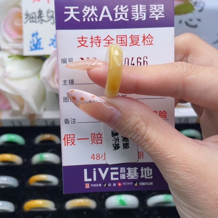 翡翠挂件未镶嵌12圈口