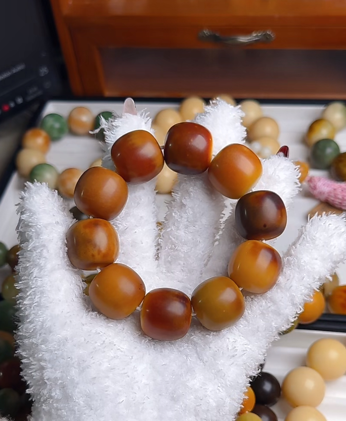 菩提卡24干磨桶珠 中瑕福利