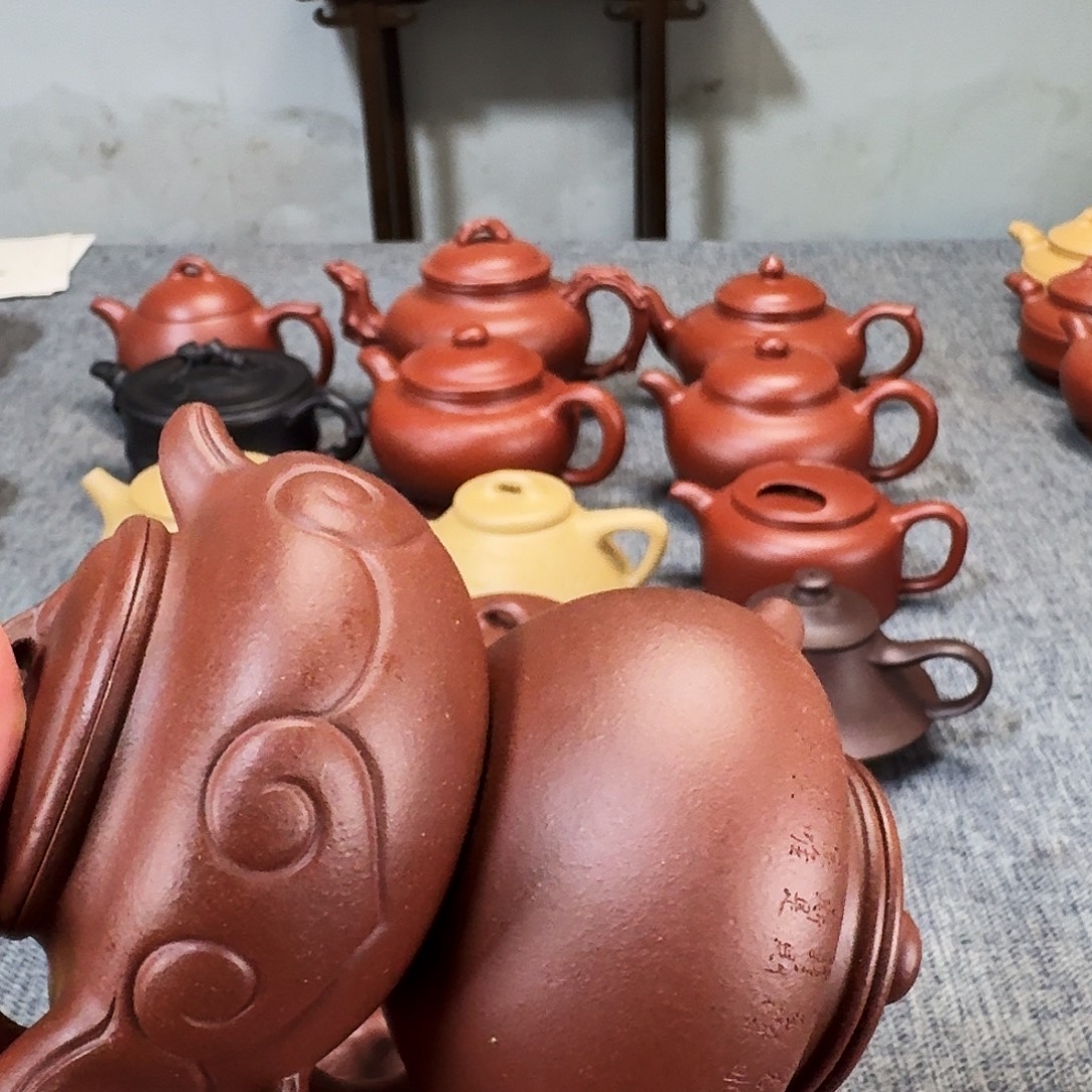 6***1紫砂茶壶全手工紫砂壶仿古如意