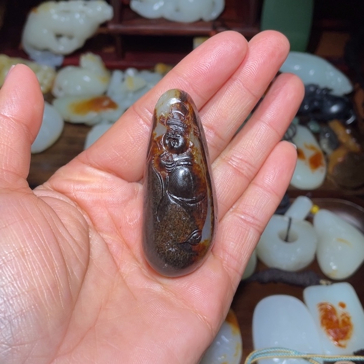 和田玉颈饰未镶嵌王**F