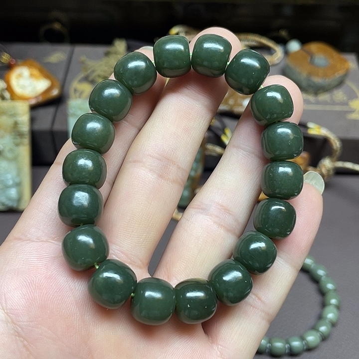 未镶嵌手链和田玉（青玉）
