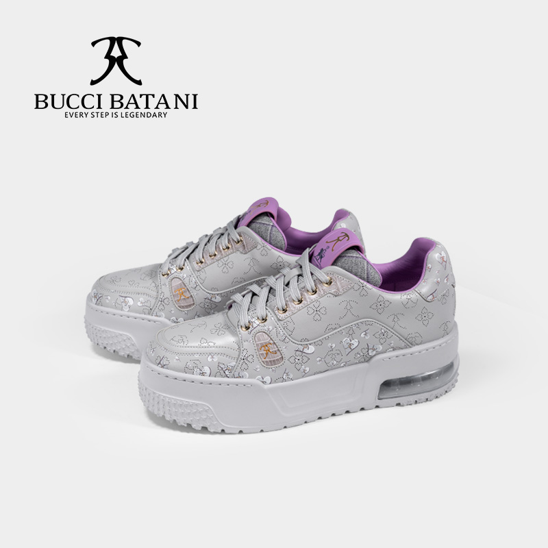 Scabal世家宝CROSSOVER搭配鳄鱼皮手工鞋情侣款增高板鞋联名板鞋