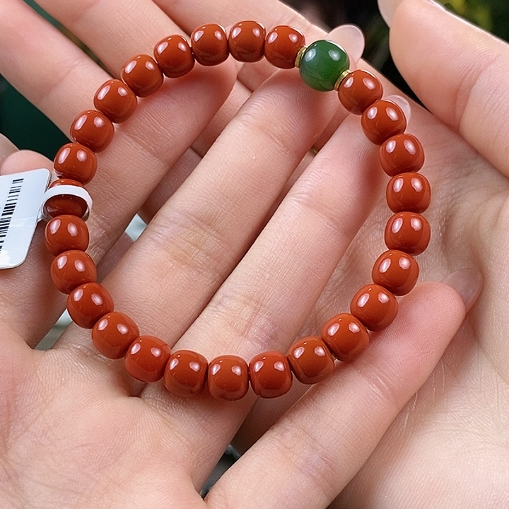 南红玛瑙未镶嵌手链