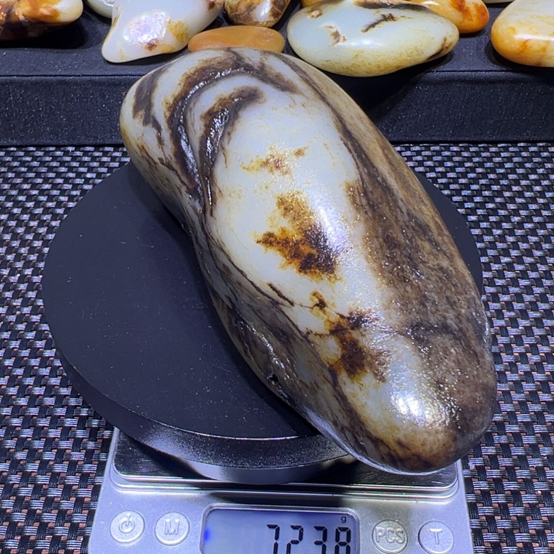 南***.和田玉（子料）未镶嵌吊坠(不含链)