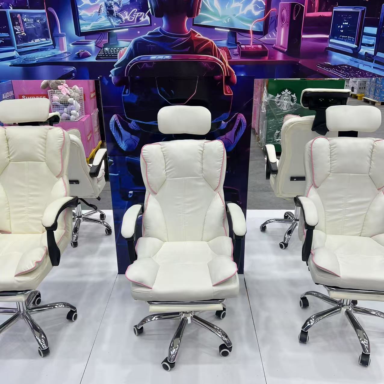 宿舍大学生学习书桌椅子电脑椅电竞办公人体工学久坐舒服老板座椅