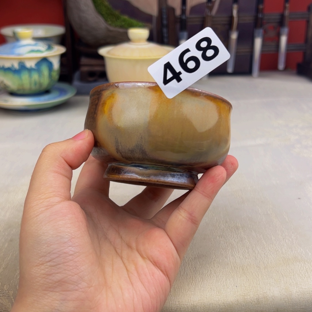 杯纯手工柴烧主人杯