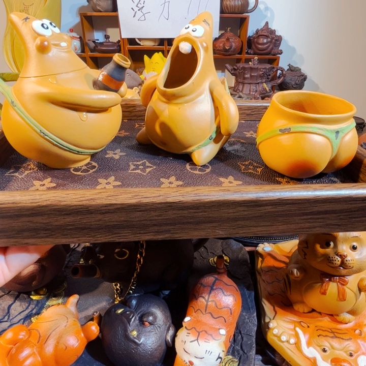 伊***丶茶壶拼配泥纯手工制作过程就是