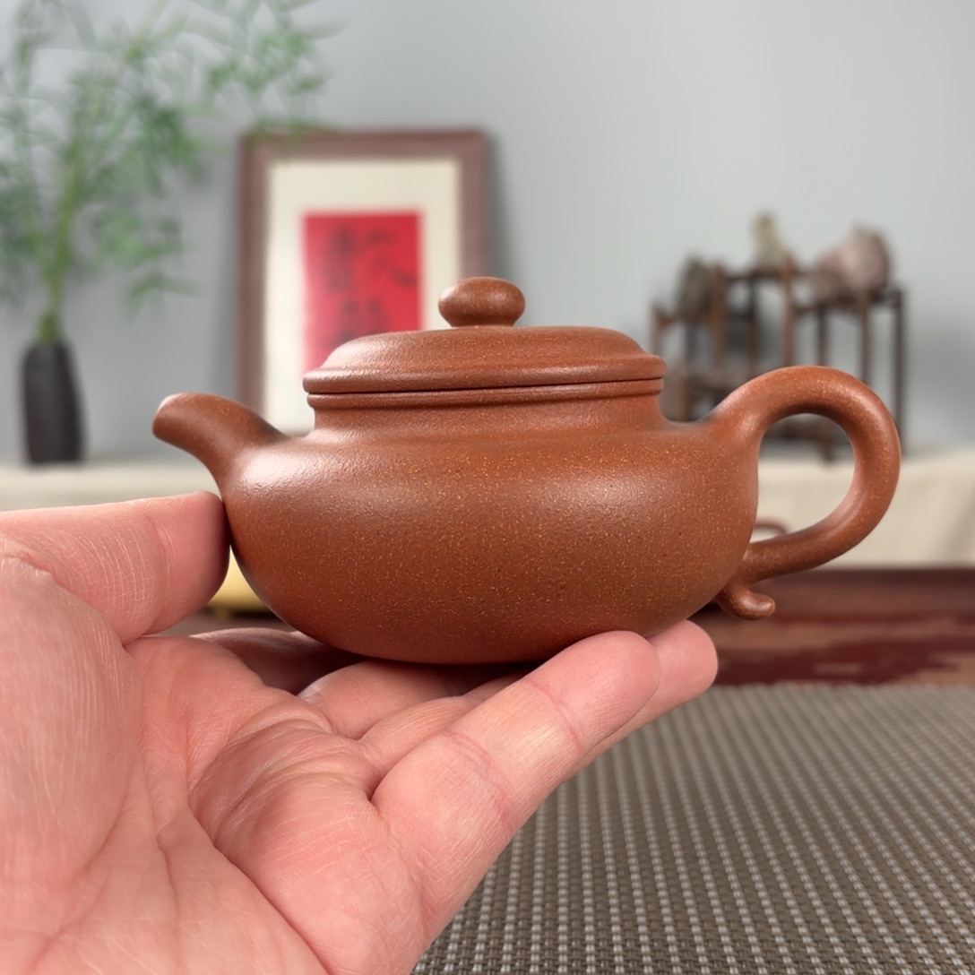 紫砂茶壶微瑕黄龙山原矿紫砂壶