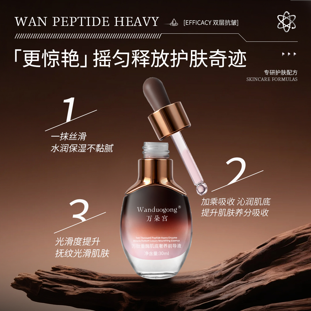 2【三维生长因子】3维细胞*5酶*万肽*专研配方*紧致抗皱奢养