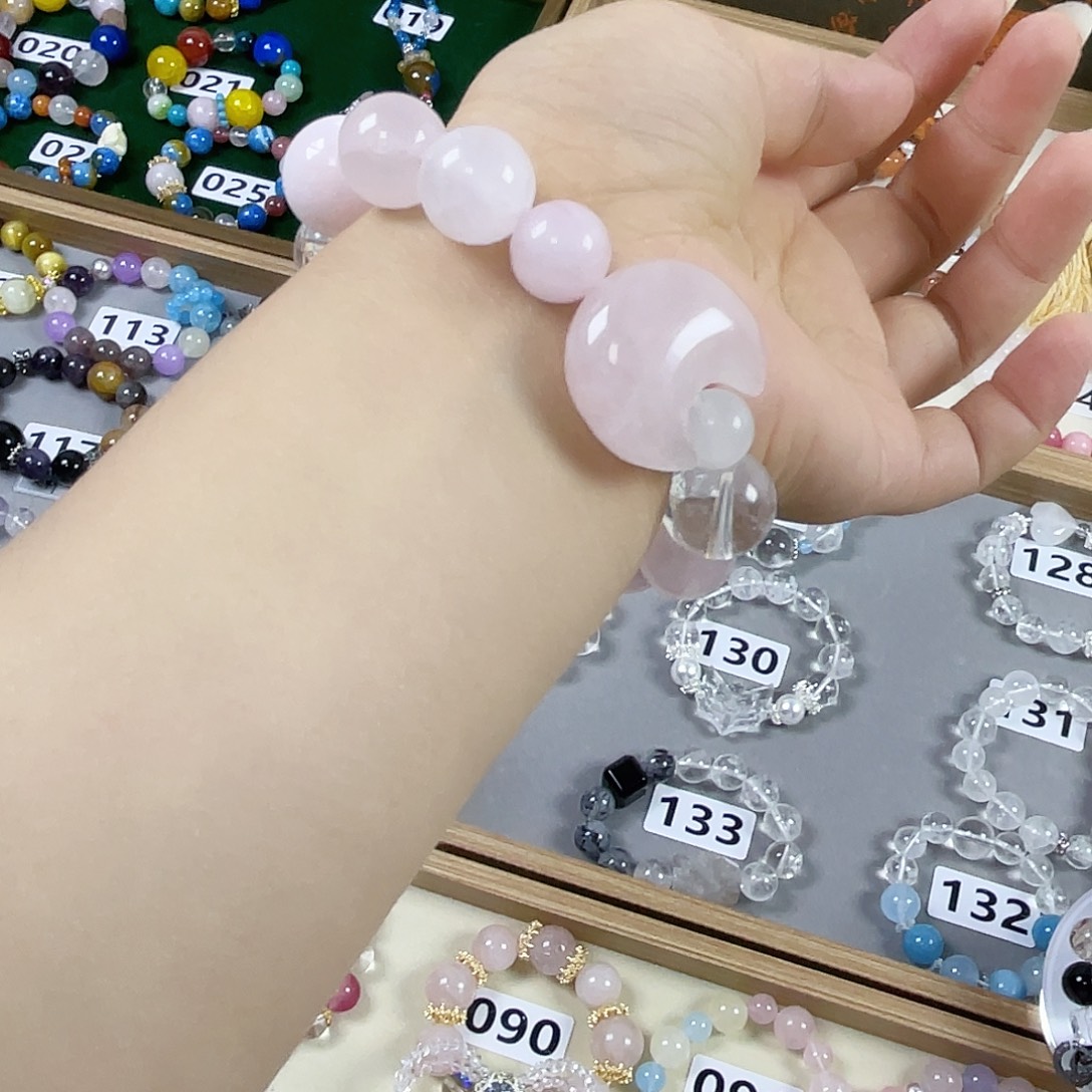 水晶手链银S925镶嵌