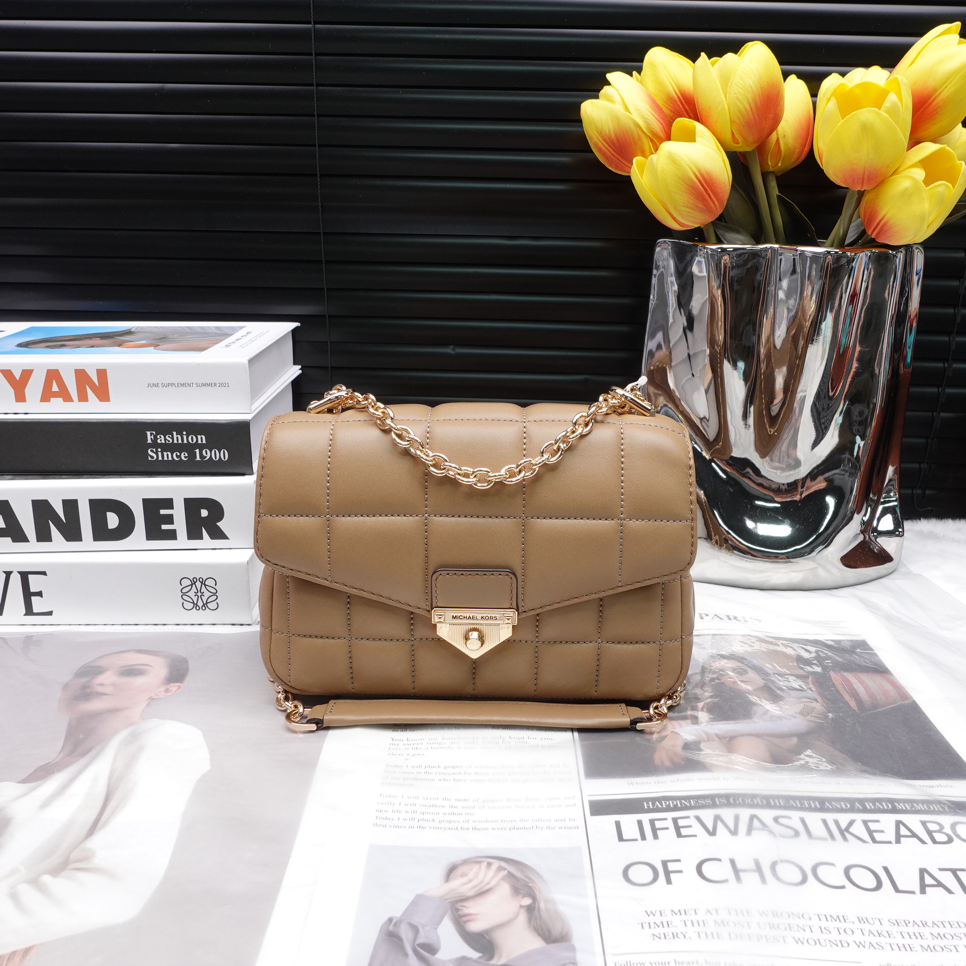 95新 MICHAELKORS/迈克高仕 单肩包/T10229349