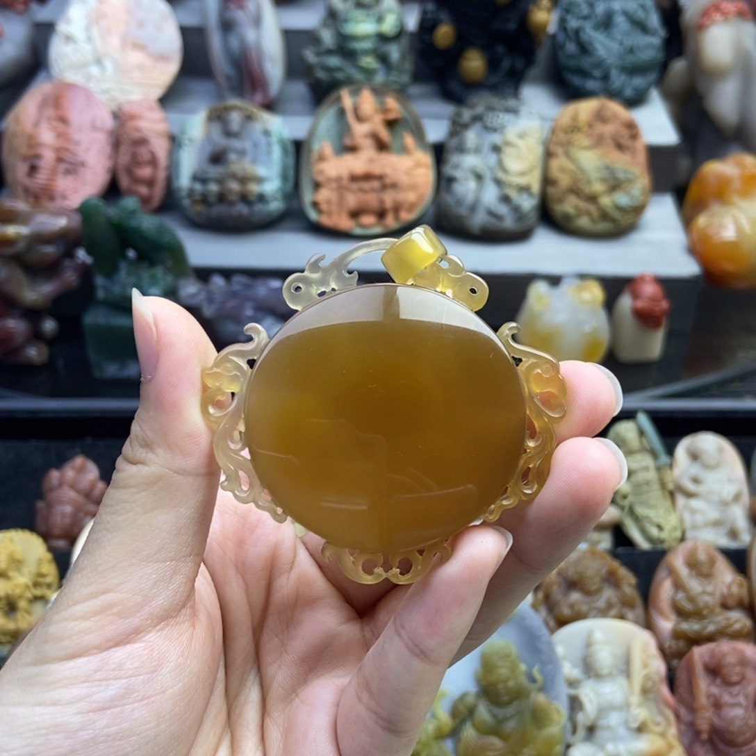 玛瑙/玉髓挂件未镶嵌