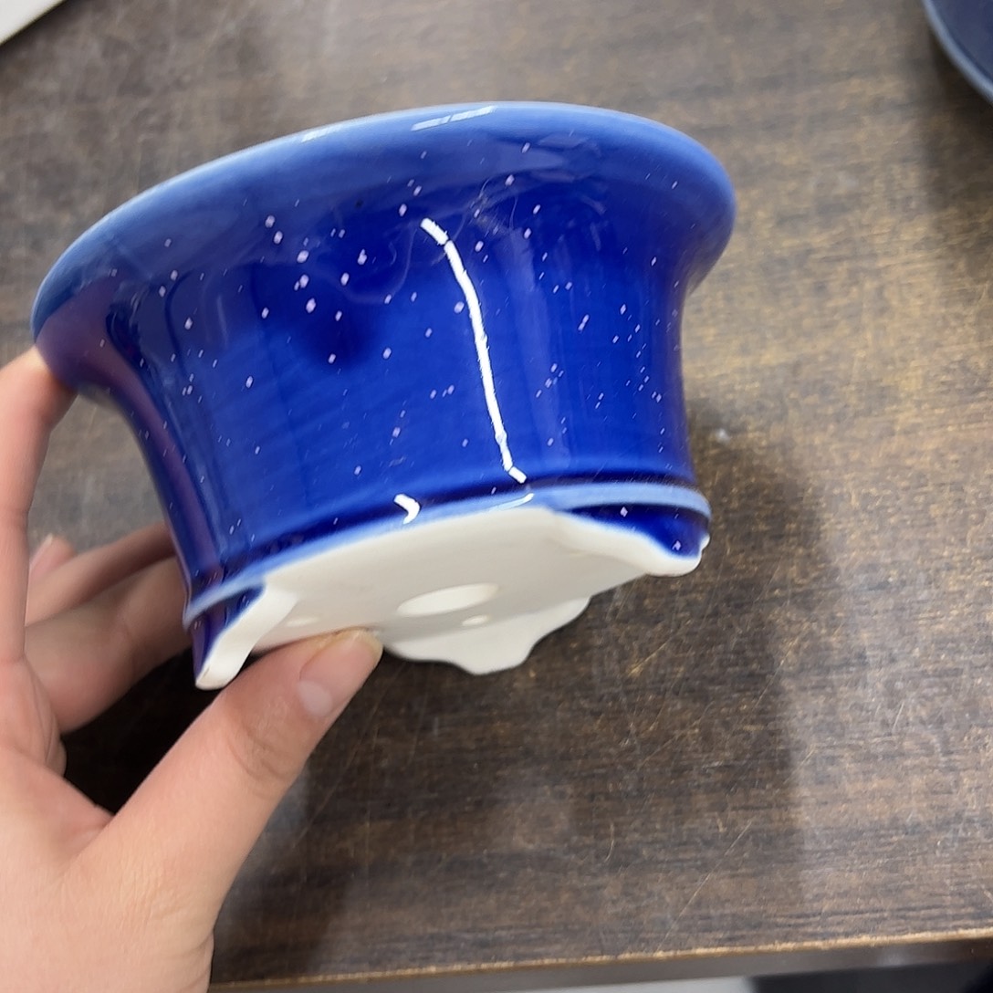 紫砂花盆783号微瑕13/6.5cm