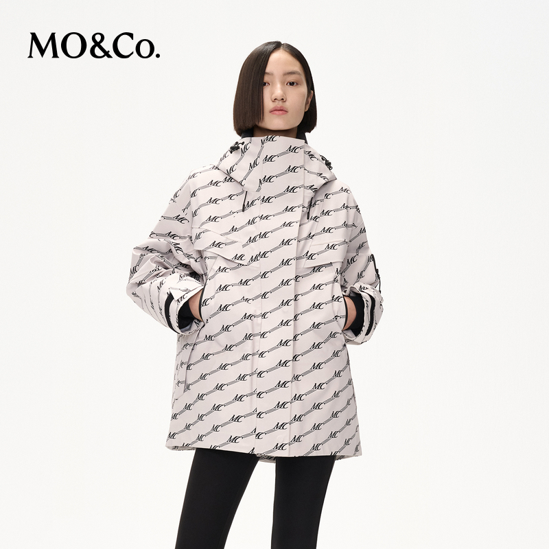 【赵老板专属】MOCO秋冬附轻薄内胆外套羽绒服MBC4EIN036