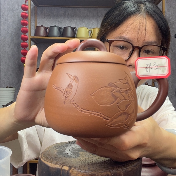 茶杯紫砂原矿紫砂杯