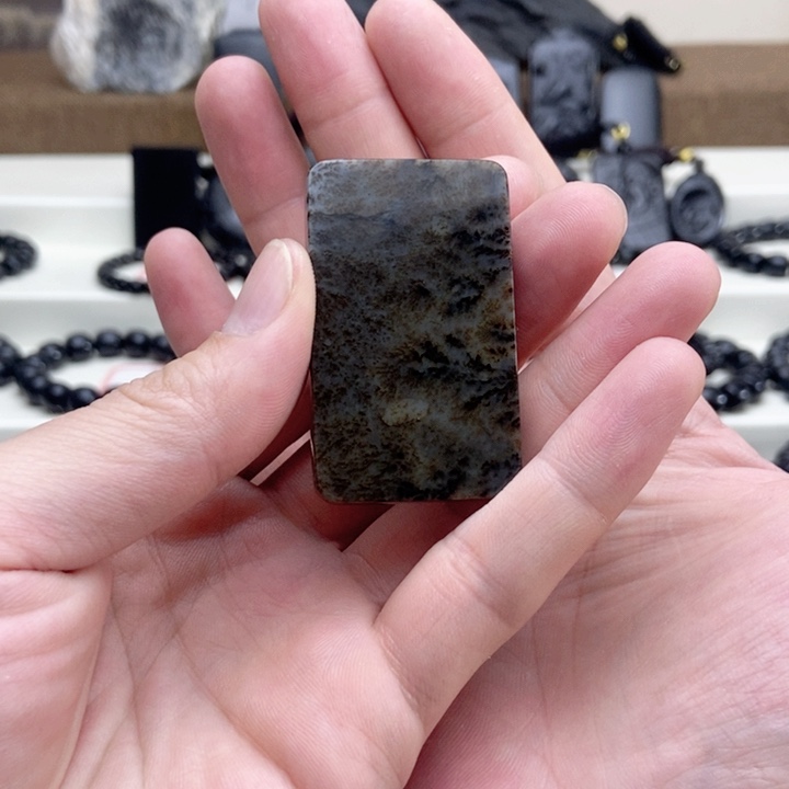 未镶嵌手链和田玉（糖玉）且末糖草花三五无事牌