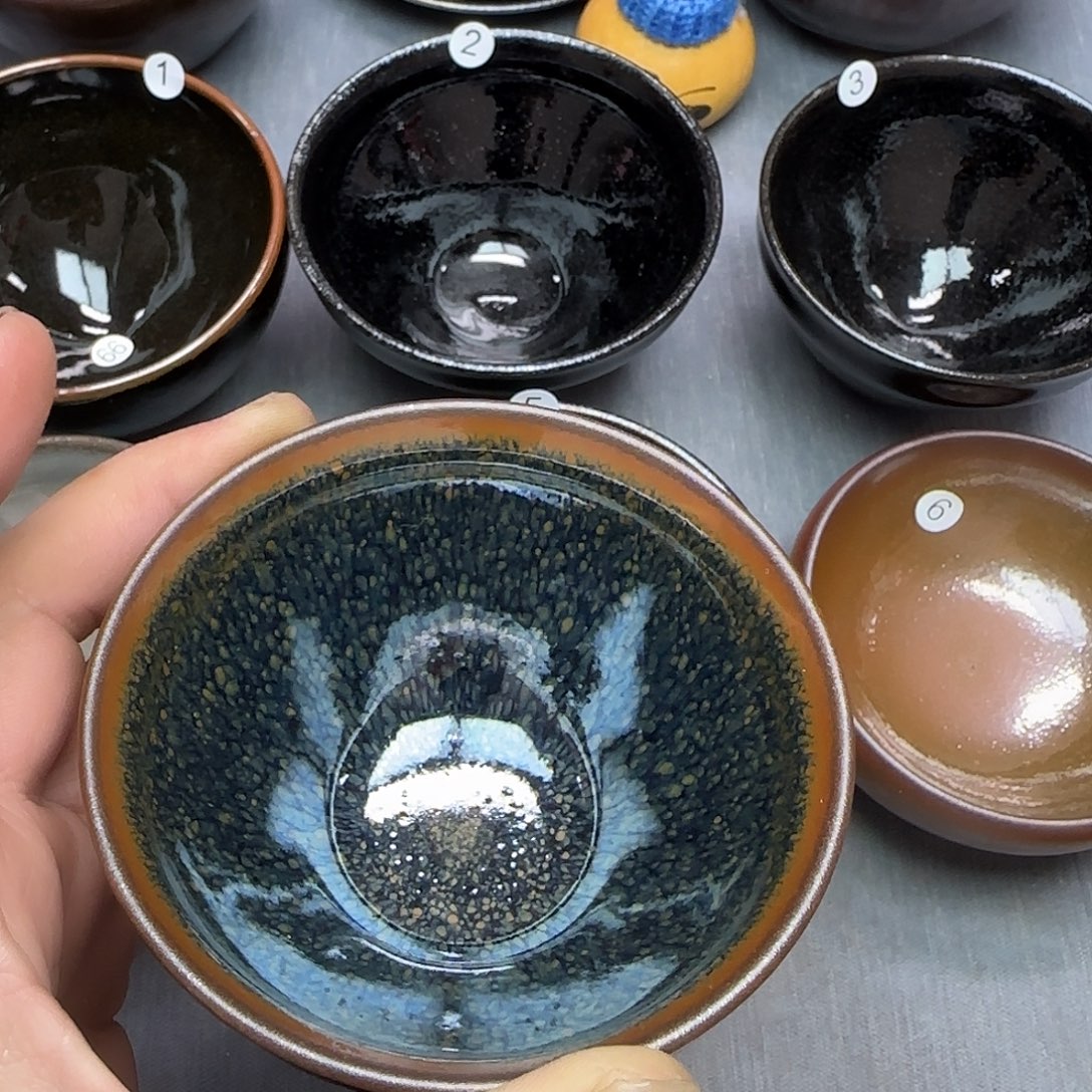 焉***知茶盏印春堂柴烧建盏
