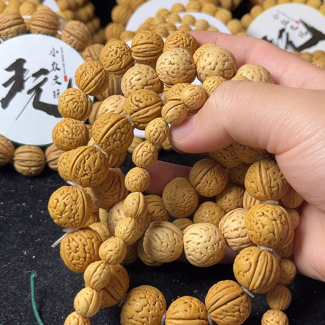 中***融桃核手串五条福利桃核