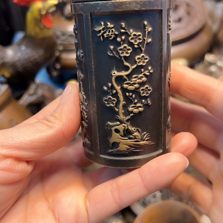 铜器摆件老王直播间