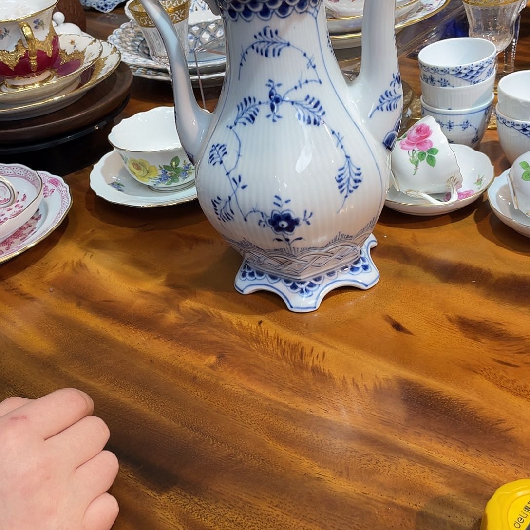 瓷片哥本哈根全蕾丝咖啡壶