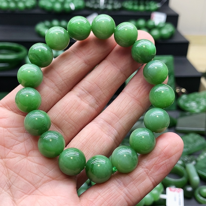 【闪购商品】和田玉（碧玉）手链未镶嵌