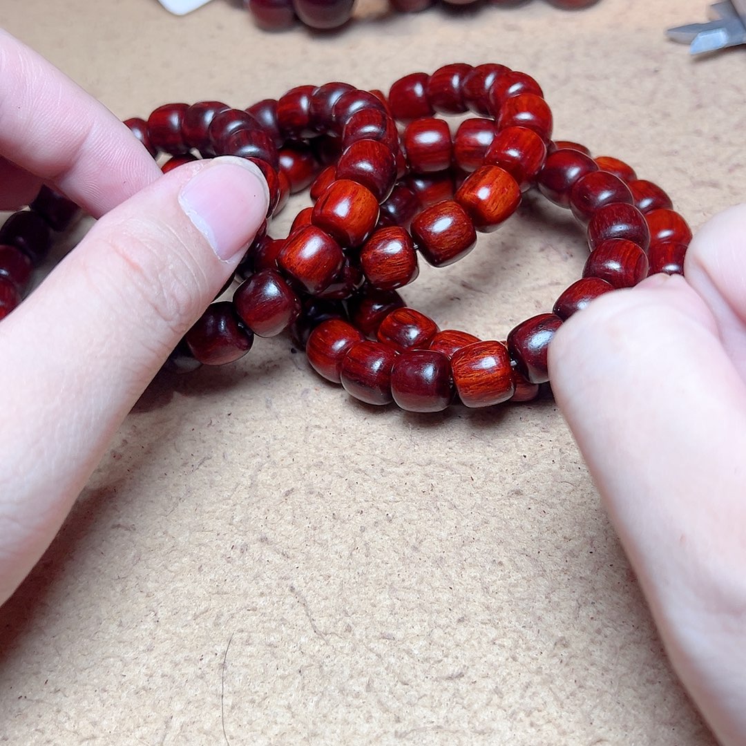 小叶紫檀手串/手链12老型琴料泥料