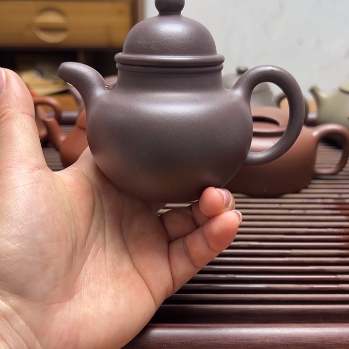 紫泥茶壶容量170毫升