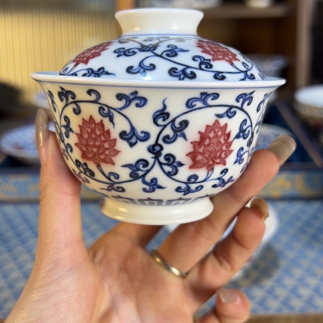 摆件景德镇手工手绘陶瓷