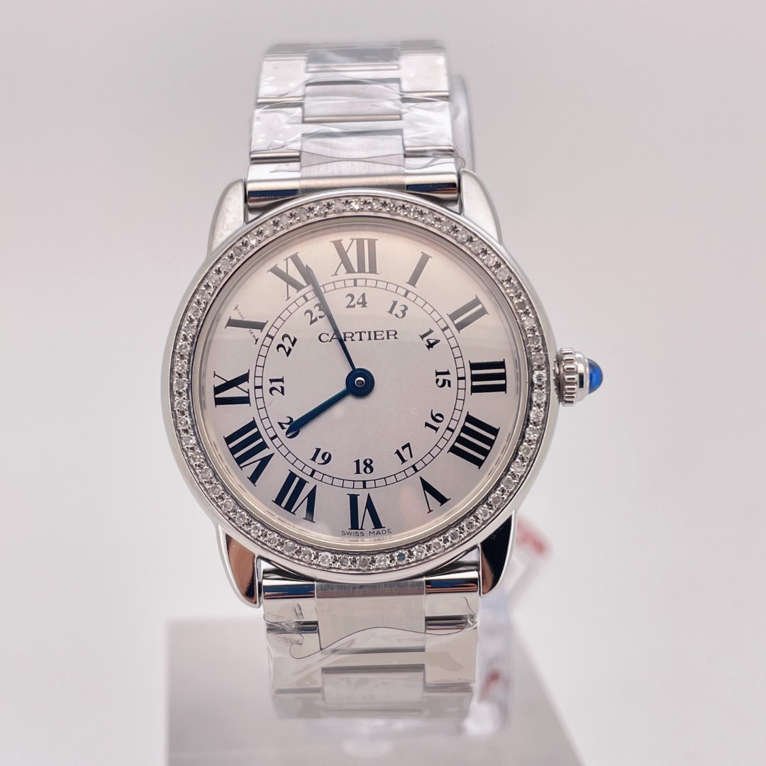 99新 Cartier/卡地亚 石英 后钻 29mm/公价82999/jm3700